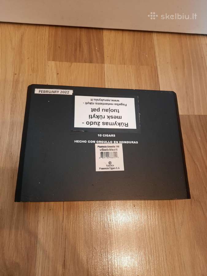 16. Cigarų dėžė Plasencia juoda Cosecha 146 Nr.2 - nuotraukos Nr. 5