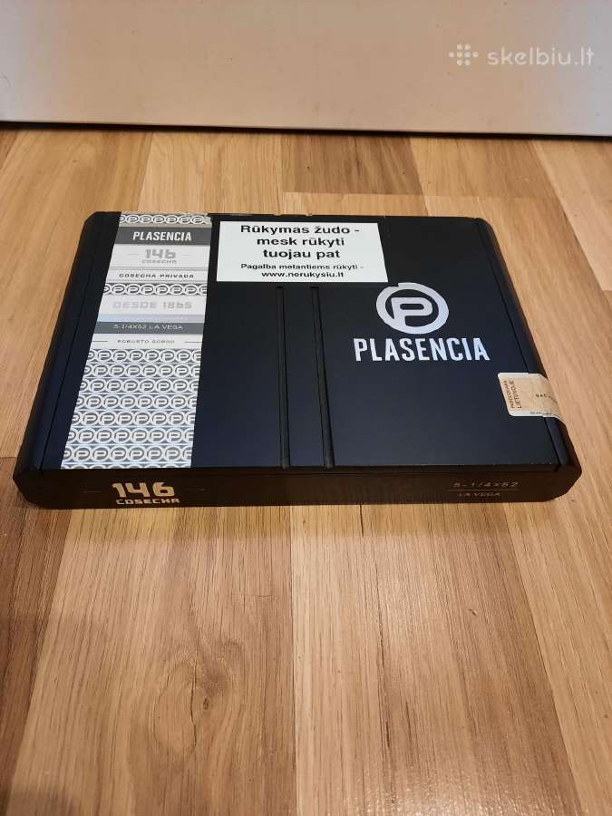 15. Cigarų dėžė Plasencia juoda Cosecha 146 Nr.3