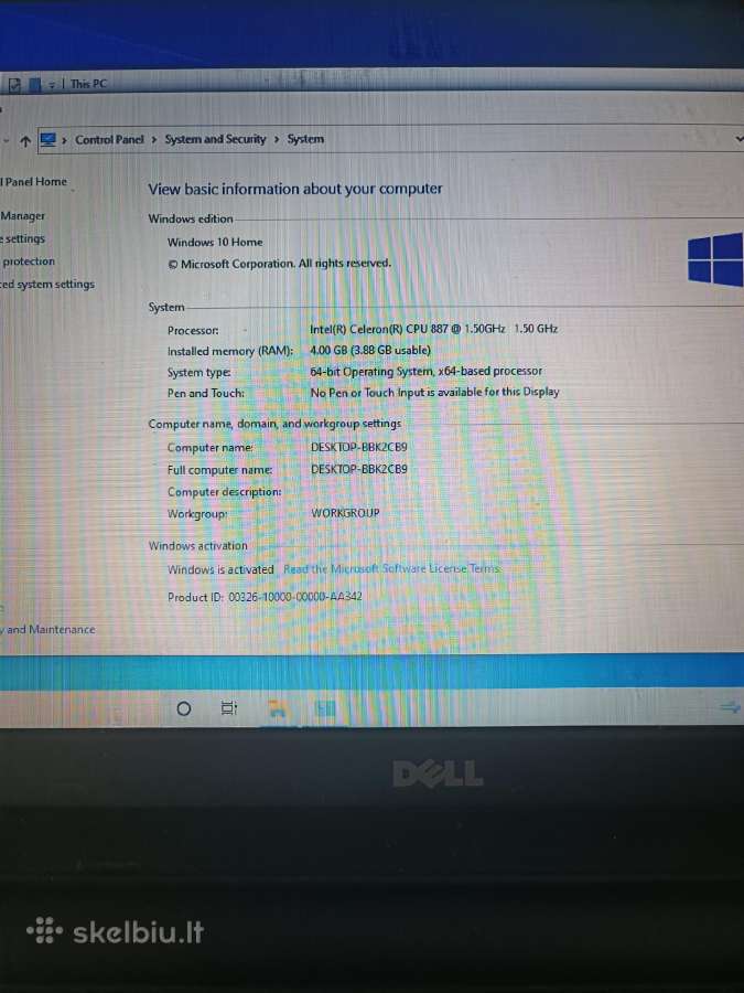 Dell Inspiron 3521 - nuotraukos Nr. 3