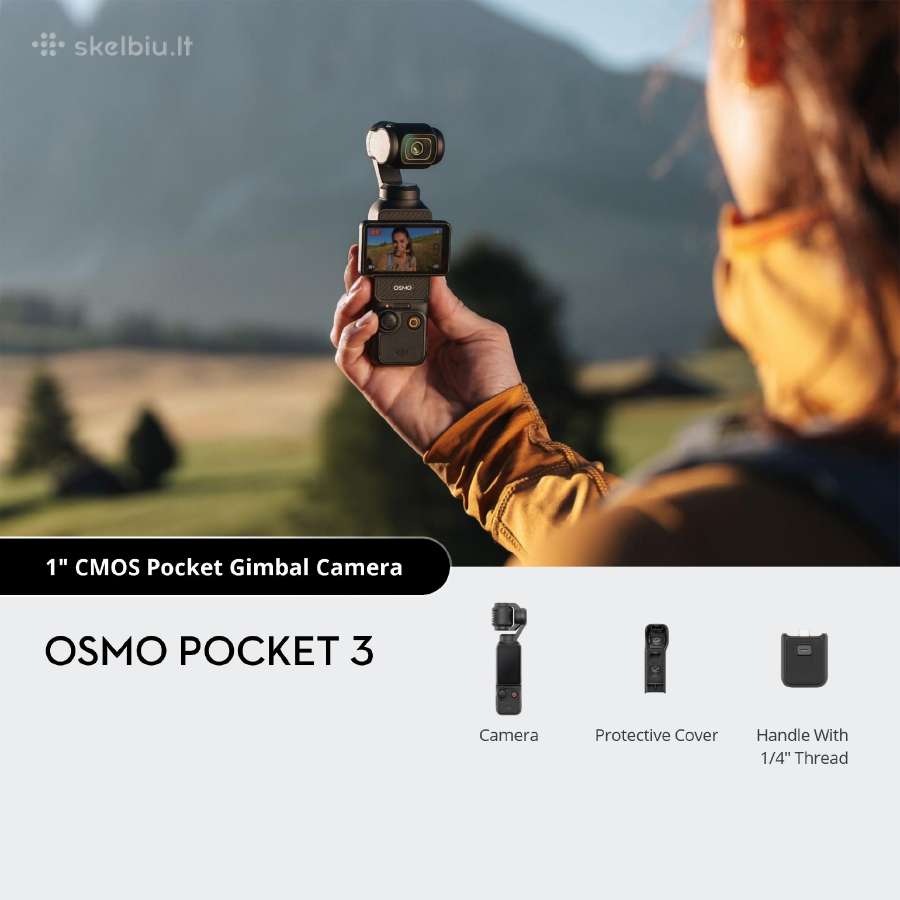 Dji Osmo Pocket 3 Kaina 339 € - nuotraukos Nr. 3