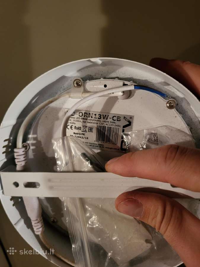 LED šviestuvas virštinkinis 13w 1020lm - nuotraukos Nr. 2