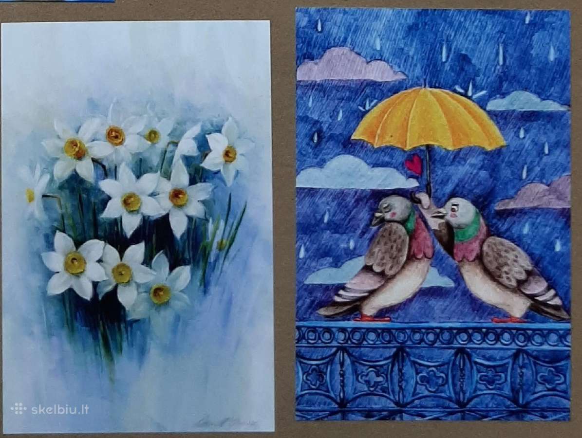 Atvirukai, Atvirutės, nauji, tinka postcrossing - nuotraukos Nr. 4