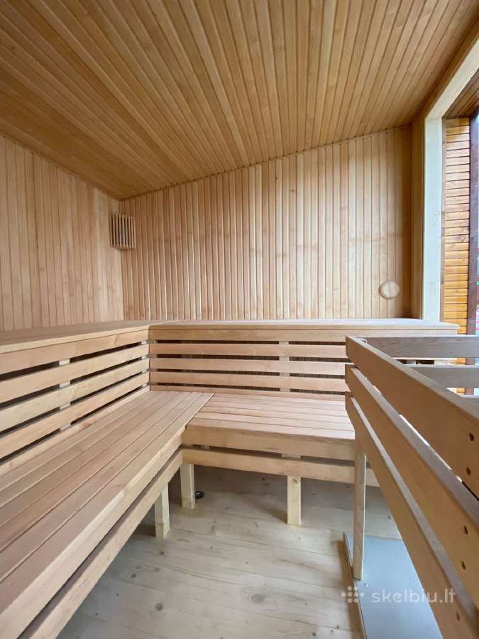 „švediška“ karkasinė pirtis su priepirčiu - nuotraukos Nr. 13