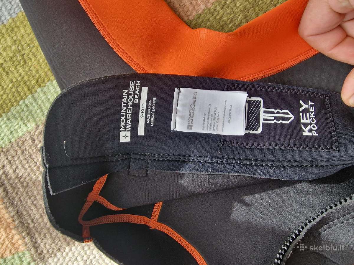 Neopreno plaukimo kostiumas 9-10 m amžiaus vaikui. - nuotraukos Nr. 6
