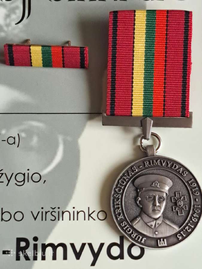 Jurgio Krikščiūno-rimvydo atminimo medalis - nuotraukos Nr. 2