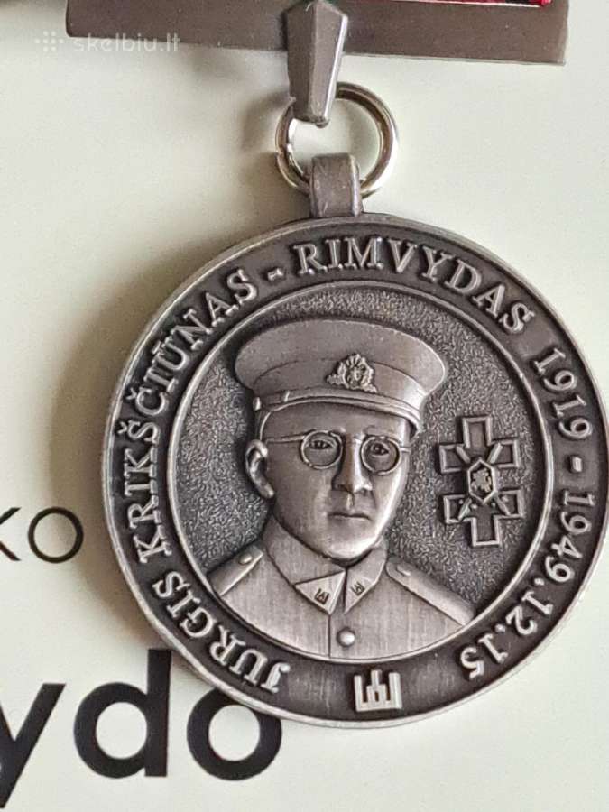 Jurgio Krikščiūno-rimvydo atminimo medalis - nuotraukos Nr. 3