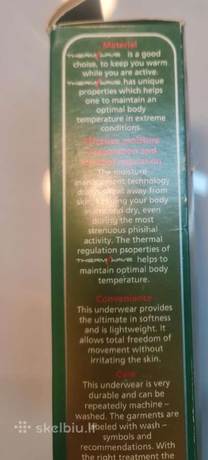 Thermo apatiniai +apsauga nuo vejo - nuotraukos Nr. 3