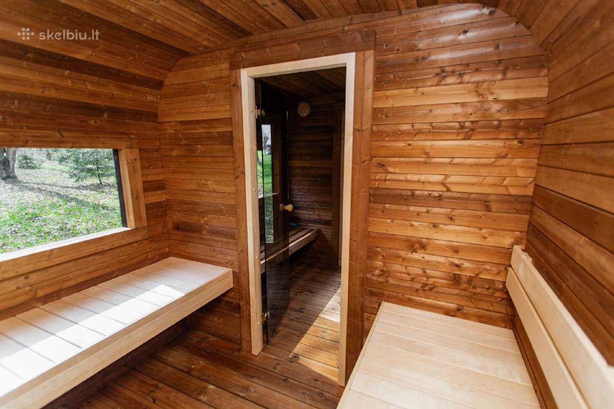 4m Cube pirtis su termo medienos tašelių apdaila! - nuotraukos Nr. 13