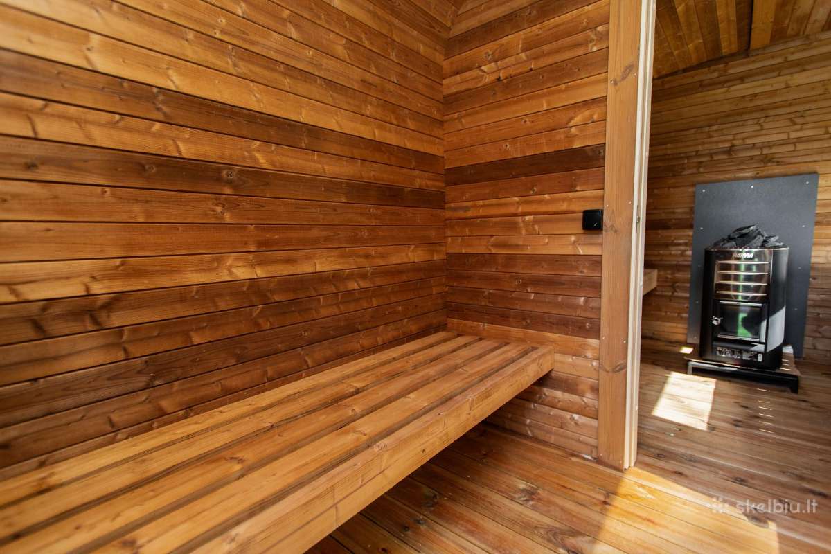 4m Cube pirtis su termo medienos tašelių apdaila! - nuotraukos Nr. 19