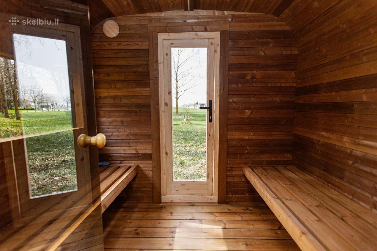 4m Cube pirtis su termo medienos tašelių apdaila! - nuotraukos Nr. 20