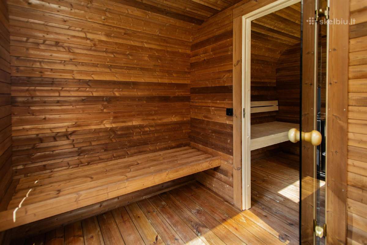 4m Cube pirtis su termo medienos tašelių apdaila! - nuotraukos Nr. 21