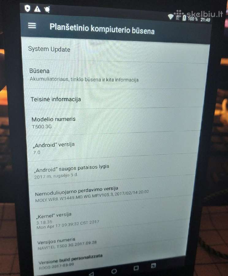 Planšetė, navigatorius, telefonas Navitel T500 - nuotraukos Nr. 4