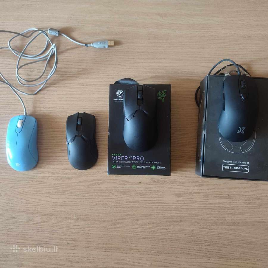 Pro gaming pelytes Cs:go/cs2 (Razer viper,zowie) - Skelbiu.lt