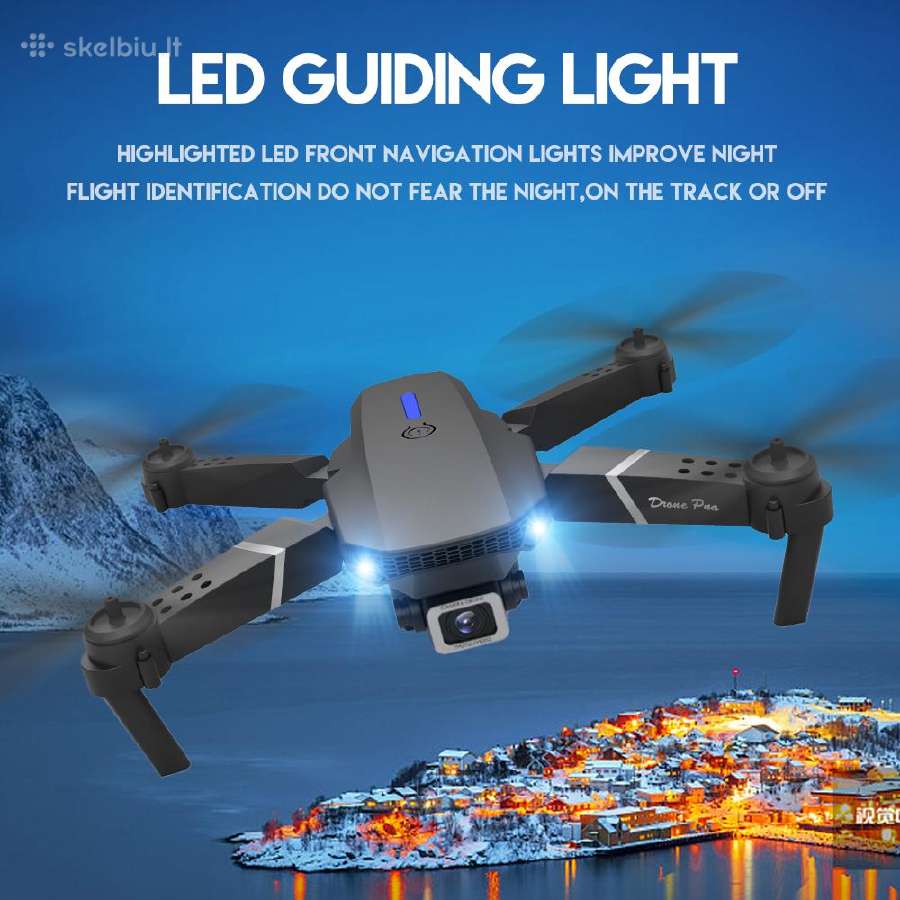 Nauji E88pro dronai su vaizdo kamera - nuotraukos Nr. 16