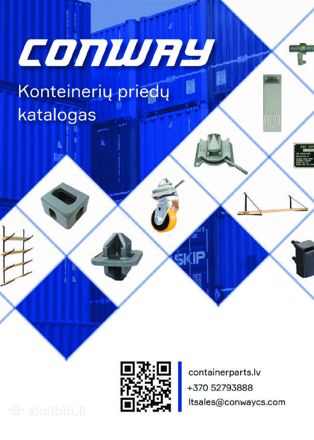 Jūrinių konteinerių dalys - detalės