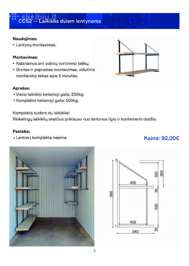 Jūrinių konteinerių dalys - detalės - nuotraukos Nr. 3