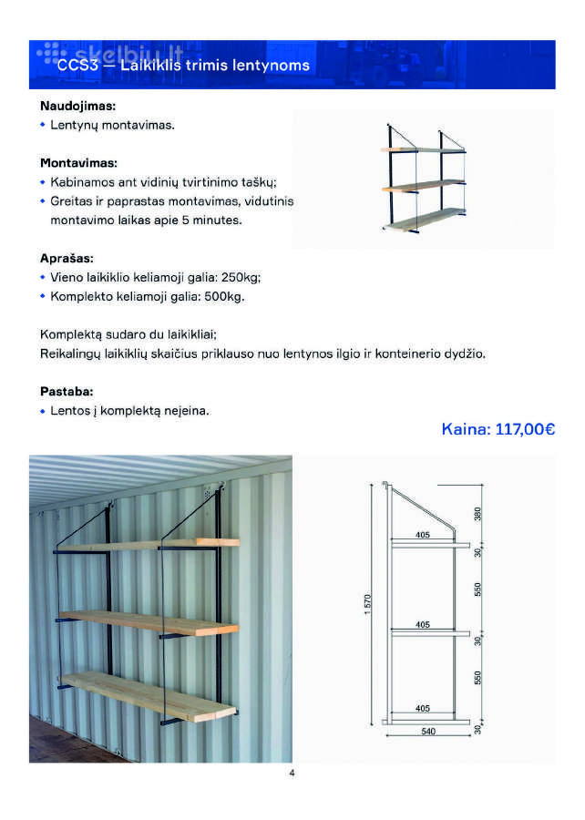 Jūrinių konteinerių dalys - detalės - nuotraukos Nr. 4