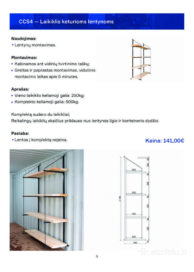 Jūrinių konteinerių dalys - detalės - nuotraukos Nr. 5