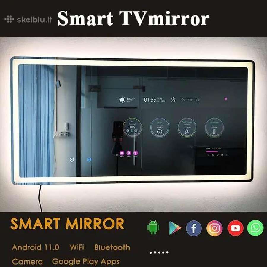 Smart veidrodis su LED apšvietimu - nuotraukos Nr. 2