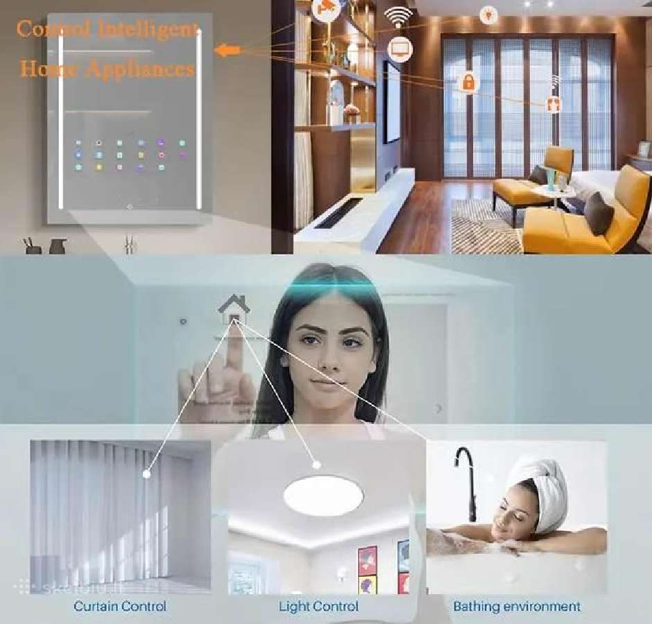 Smart veidrodis su LED apšvietimu - nuotraukos Nr. 5