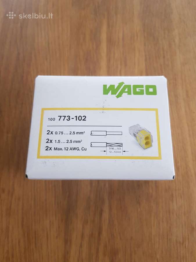 Laidų jungtys Wago 773-102/104/106/108
