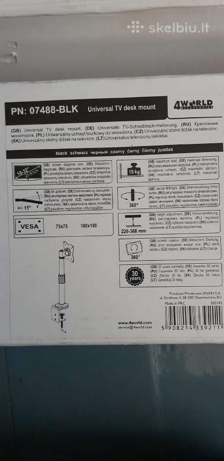 TV (televizorių) ir monitorių stovai - nuotraukos Nr. 2