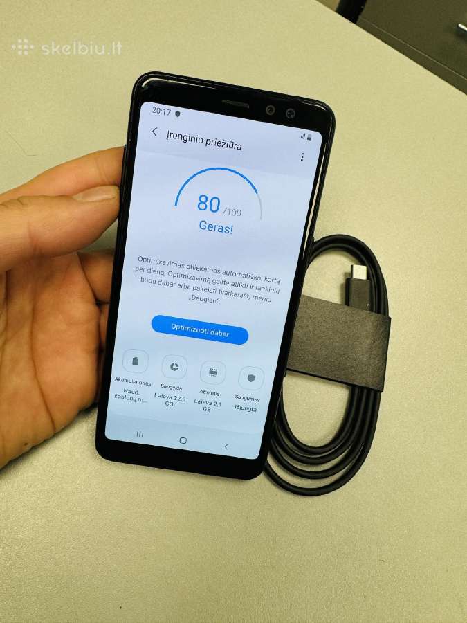 Samsung A8 32gb su garantija - nuotraukos Nr. 5