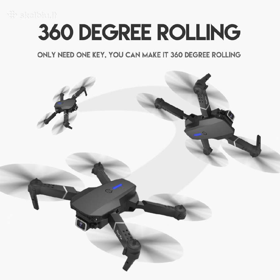 Nauji E88pro dronai su vaizdo kamera - nuotraukos Nr. 18