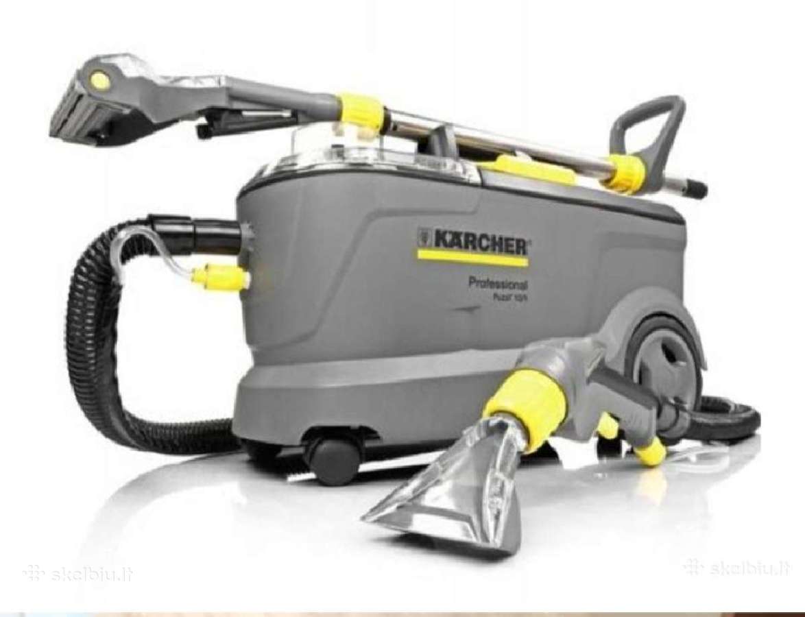 Plaunančio Karcher Puzzi 10/1 siurblio nuoma
