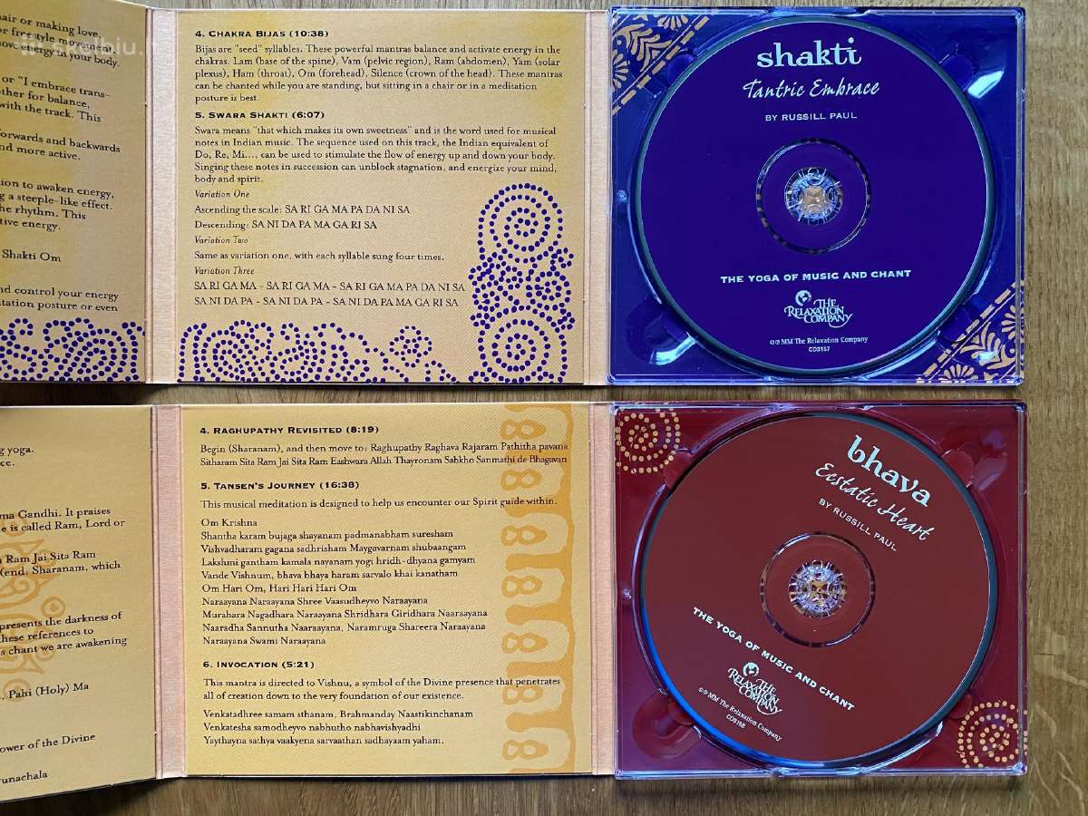 Originalūs Russil Paul "Shakti" ir "Bhava" CD - nuotraukos Nr. 6