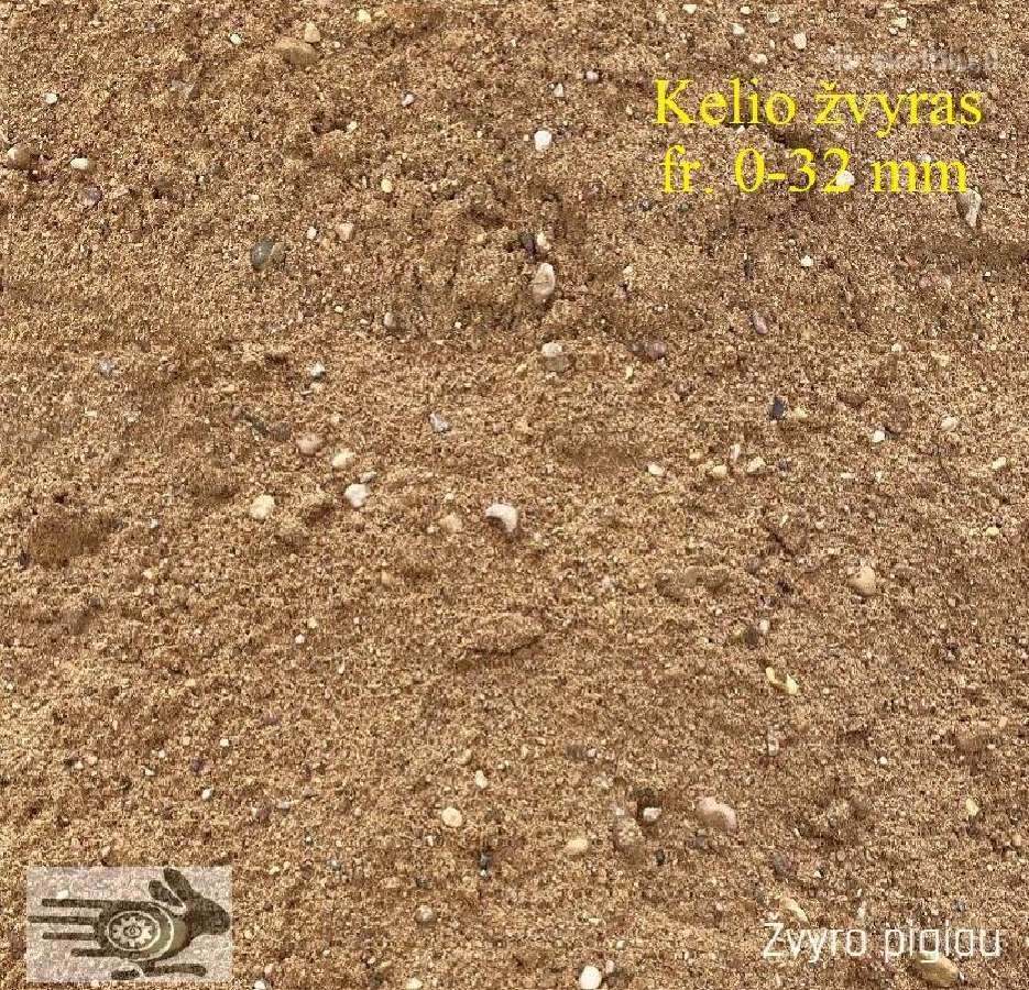 Juodžemis Durpės Žvyras Smėlis Akmenukai - nuotraukos Nr. 7