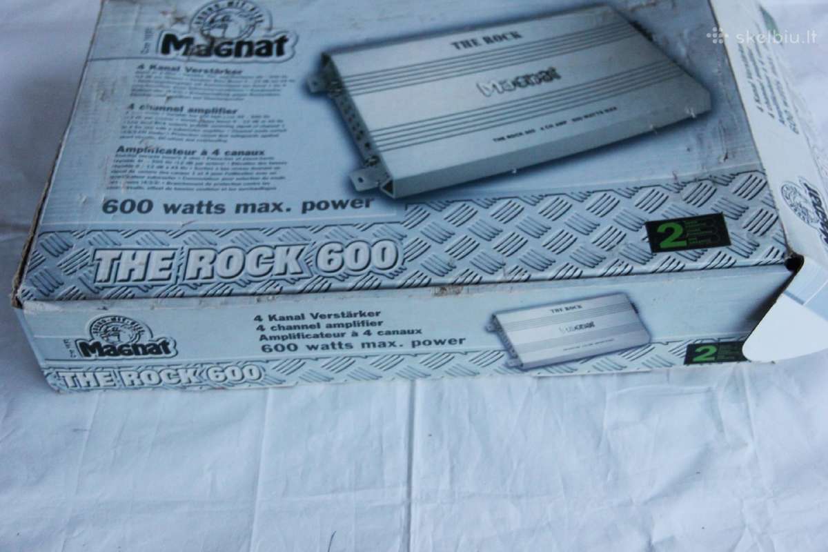 Automobilio garso stiprintuvas Magnat The Rock 600 - nuotraukos Nr. 2