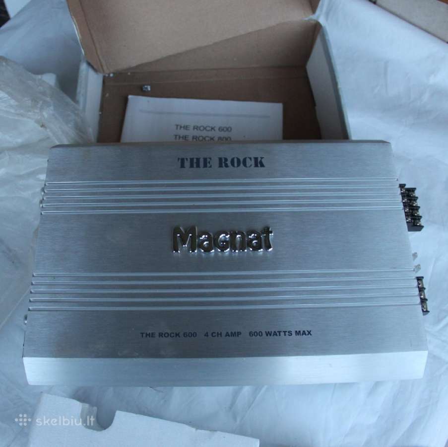 Automobilio garso stiprintuvas Magnat The Rock 600 - nuotraukos Nr. 7