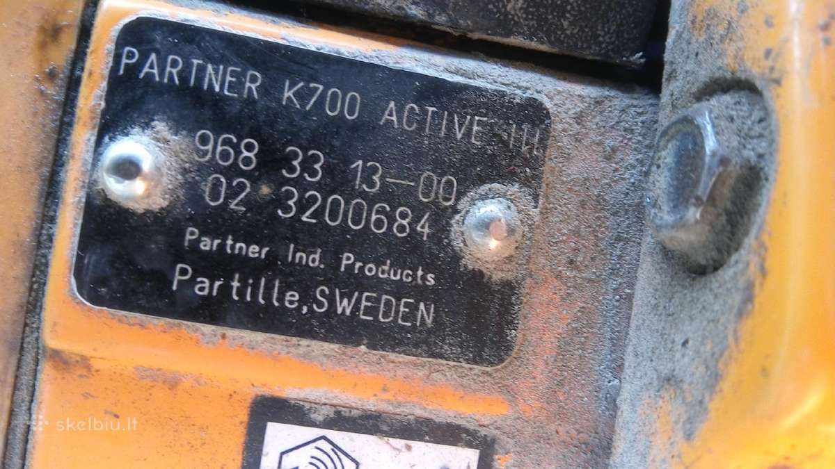 Partner K700 betono pjaustykle - nuotraukos Nr. 4