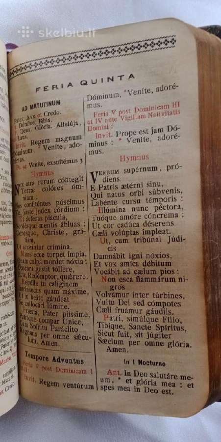 *Breviarium romanum 1926 m. - nuotraukos Nr. 5