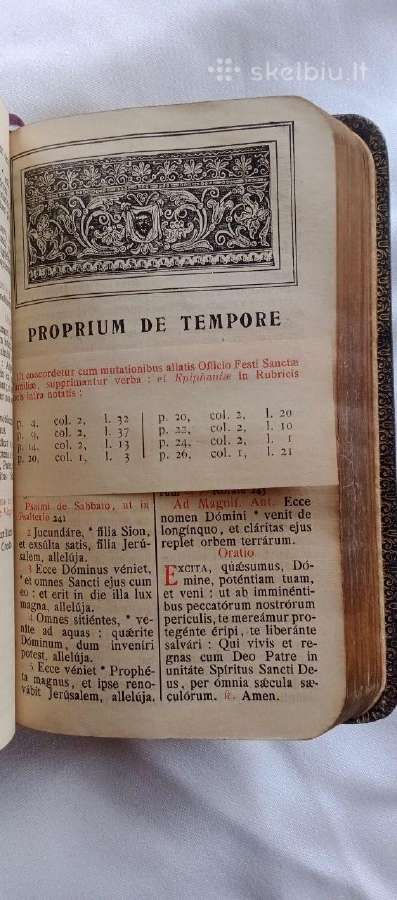 *Breviarium romanum 1926 m. - nuotraukos Nr. 6
