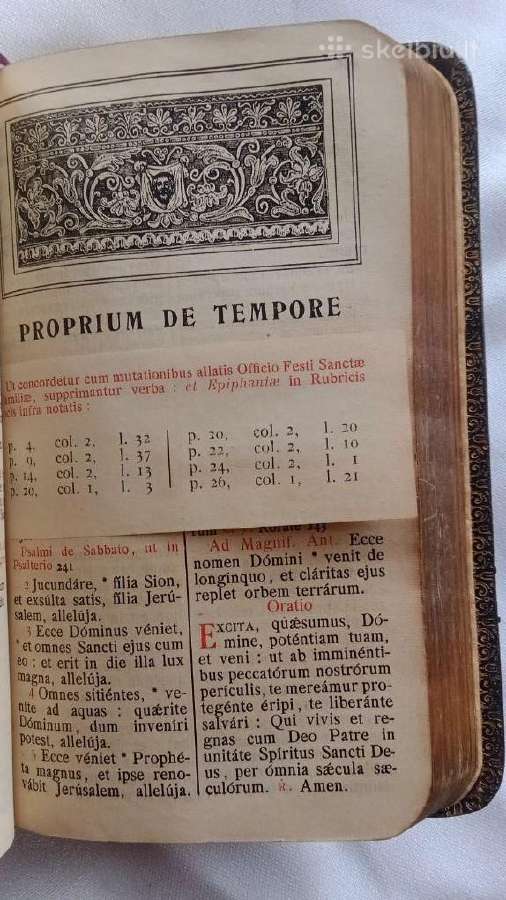 *Breviarium romanum 1926 m. - nuotraukos Nr. 7