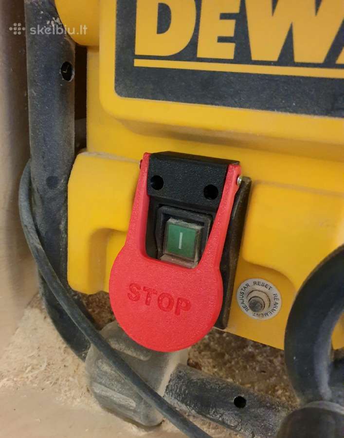 Dewalt Dw745 pjovimo staklių migtuko dangtelis
