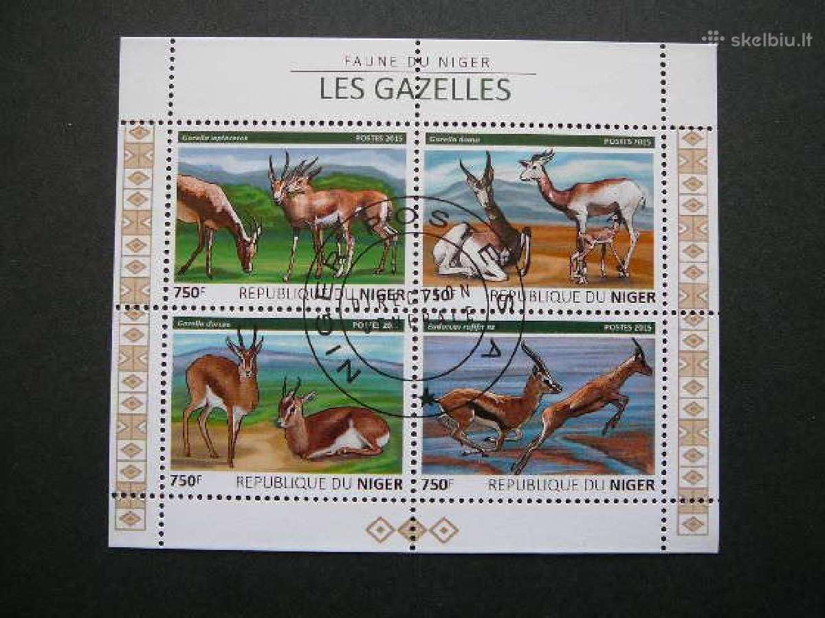 Antilopes Gazeles Nigerija 2015 antsp. ng829