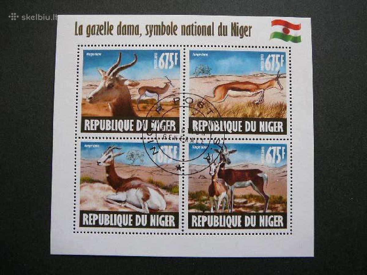 Antilopes Gazeles Nigerija 2013 antsp. ng831
