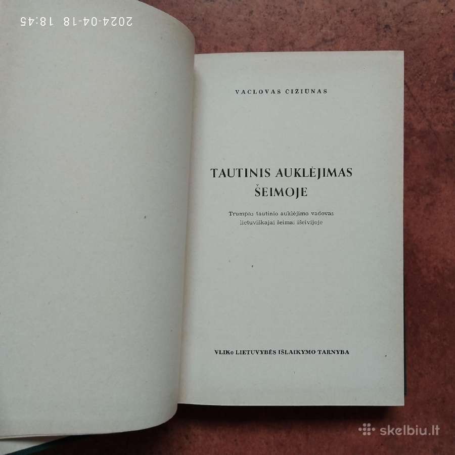 V. Čižiūnas "Tautinis auklėjimas šeimoje" JAV 1953 - nuotraukos Nr. 4