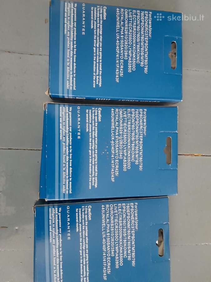Spausdintuvo kasetė juostelė Epson Erc-3 (3 vnt.) - nuotraukos Nr. 4