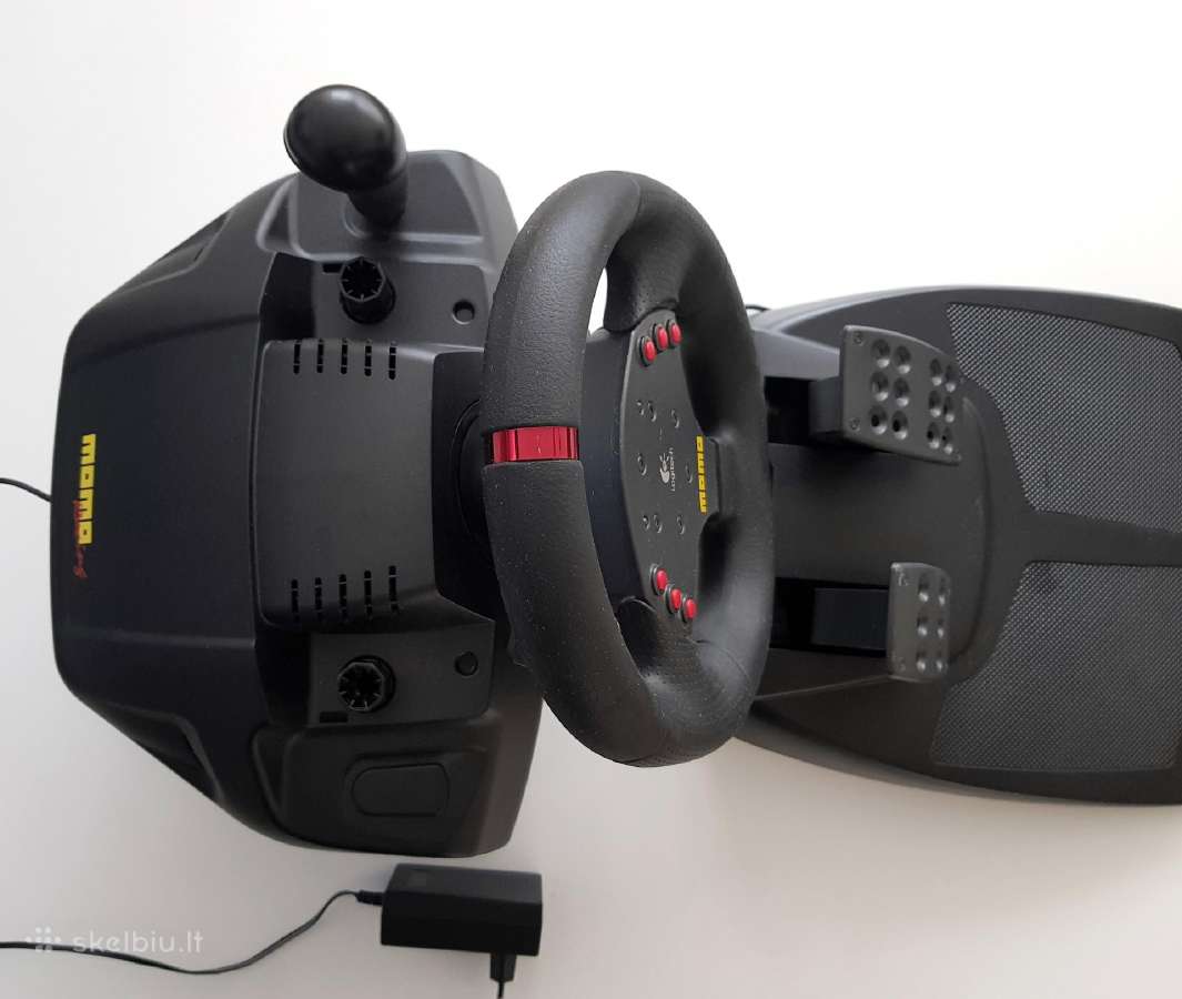 Logitech Momo Racing Wheel Vairas Force Feedback - Skelbiu.lt