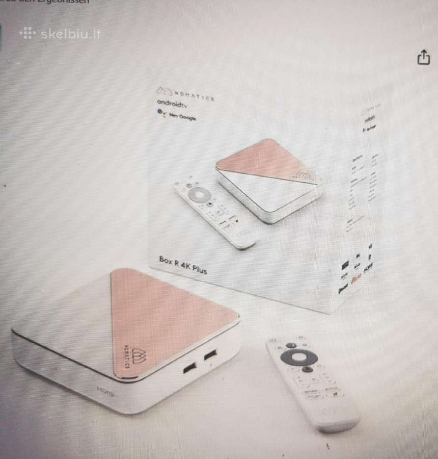 Homatics Box R 4k Plus Android TV. - nuotraukos Nr. 2