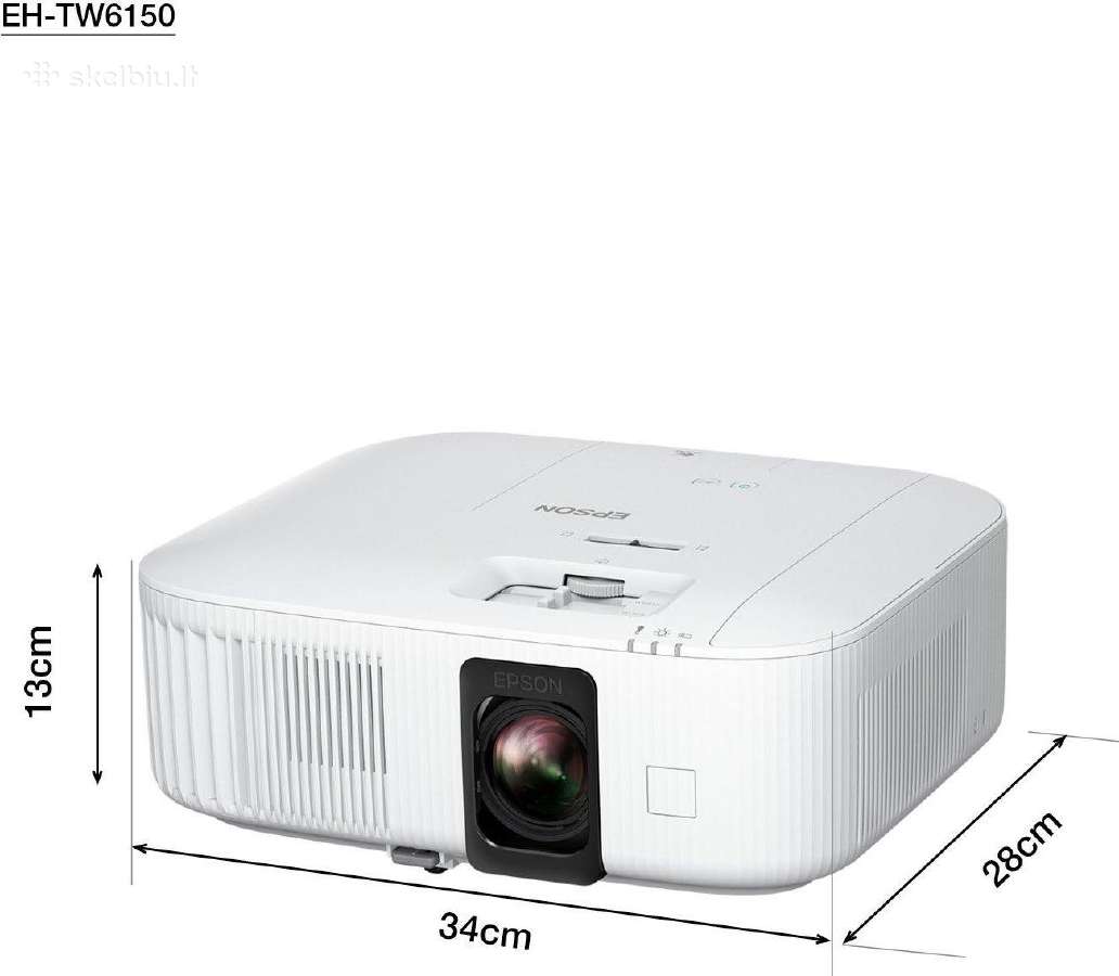 Epson Eh-tw6250 3lcd Pro-uhd 4k Projektorius
