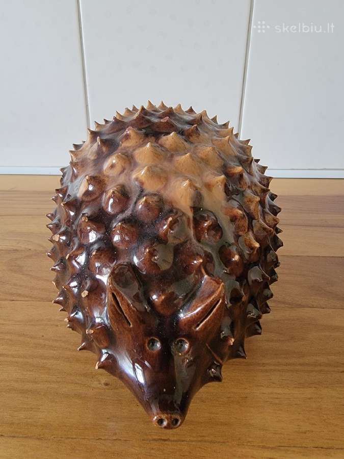 Tarybinių laikų Rygos g-bos keramikinis Ežys - nuotraukos Nr. 2