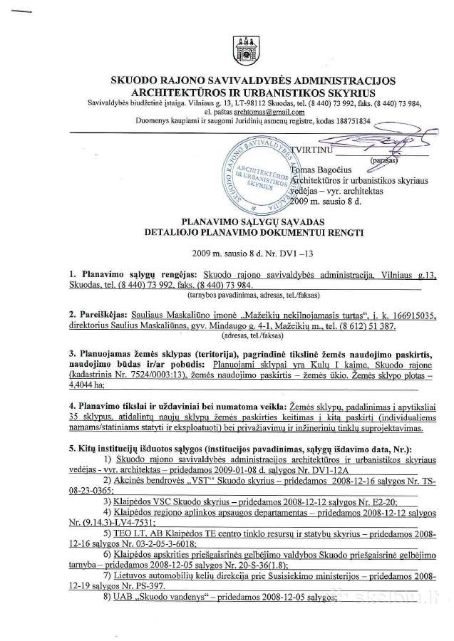 4,40 ha. Skuode prie Upės Bartuva namams statyti - nuotraukos Nr. 15