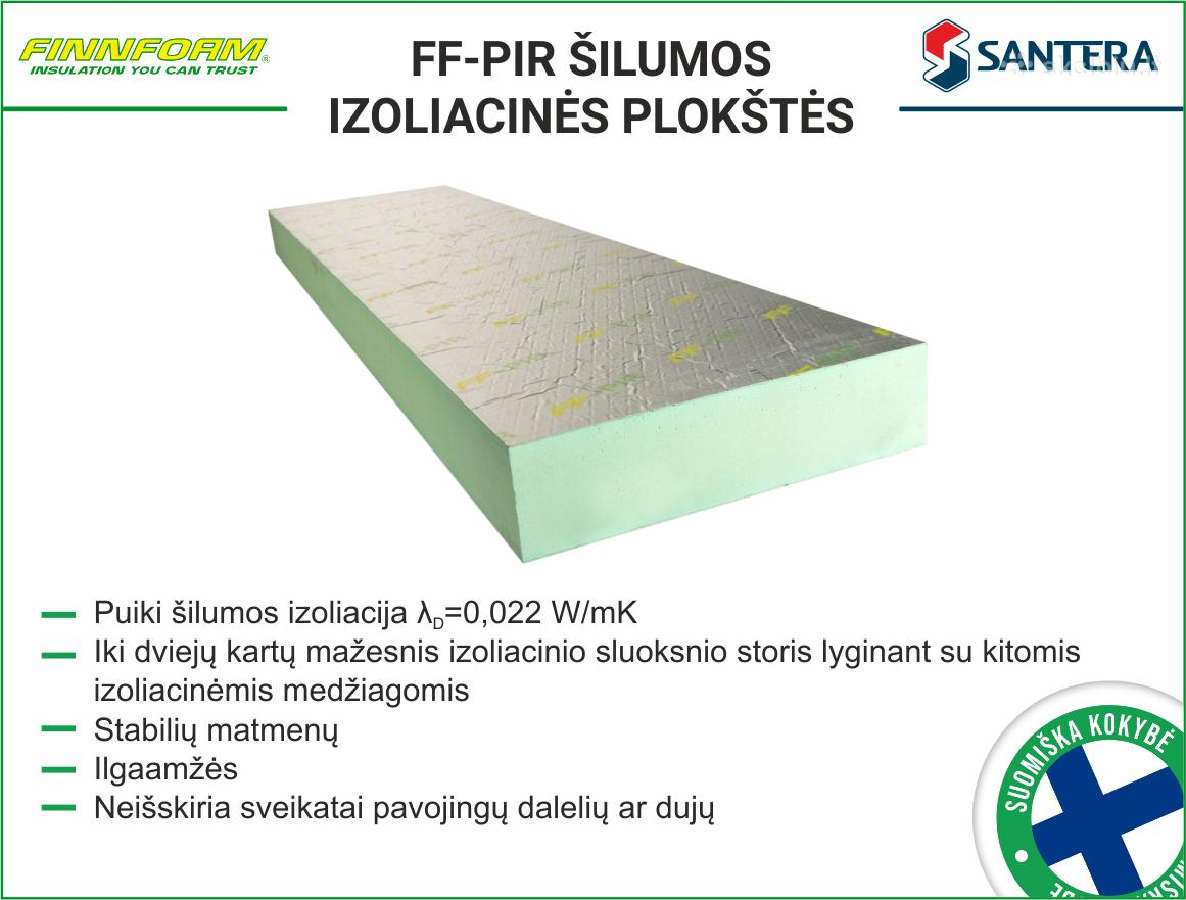Šilumos izoliacija "Finnfoam" - nuotraukos Nr. 4