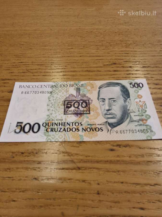 Brazilija 500 Cruzeirų Unc