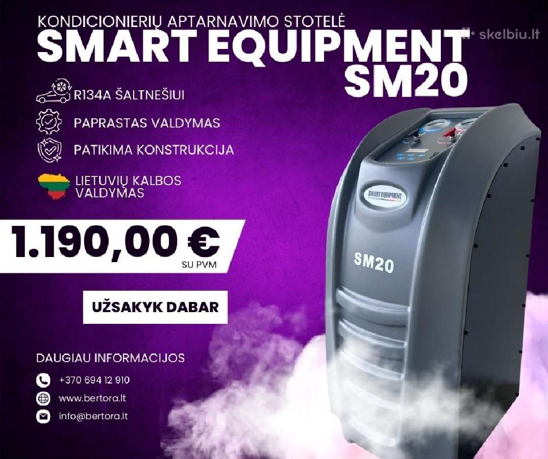 Kondicionierių pildymo stotelė - 1190 Eur su PVM!